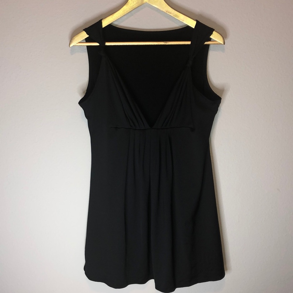 Sexy Low V-neck swim coverup